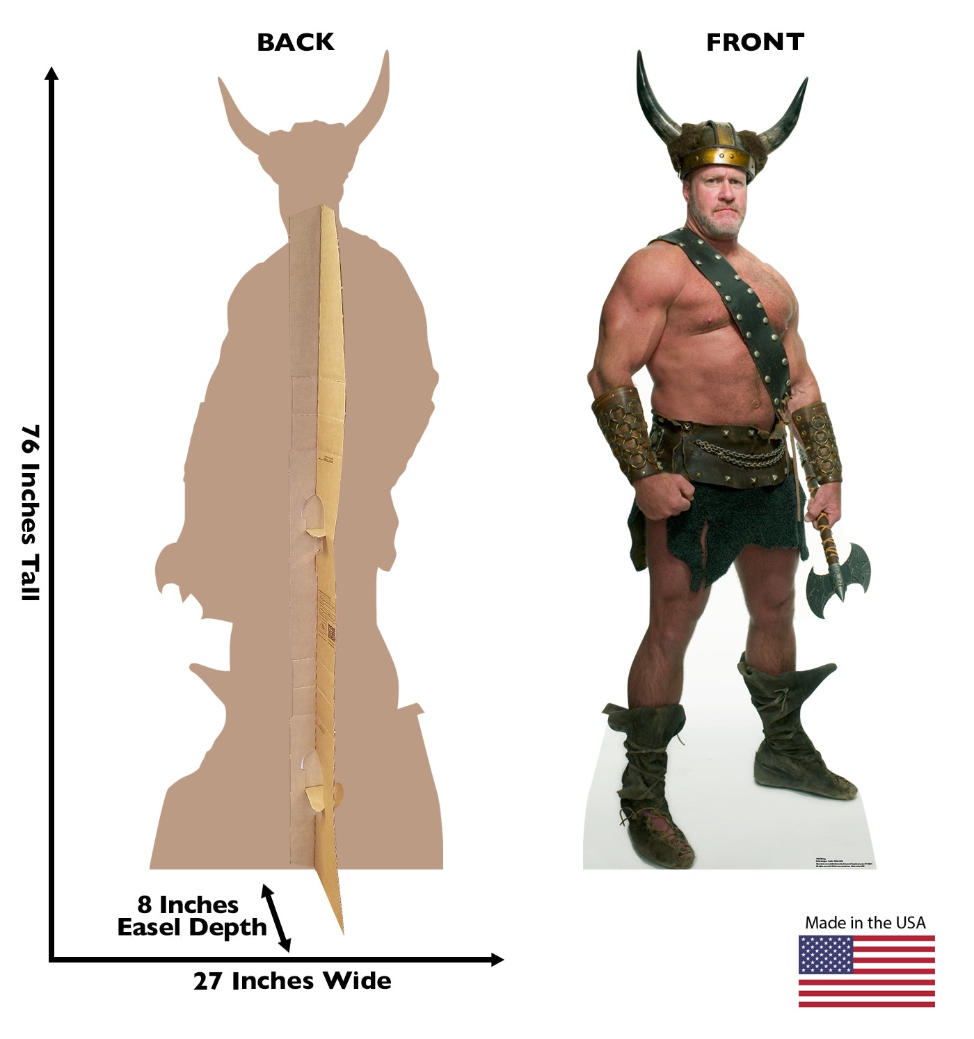 Life-size Viking Cardboard Standup - All Cutouts