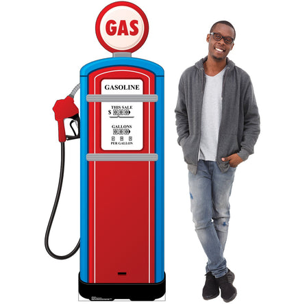 Life-size Gas Pump Cardboard Standup - All Cutouts