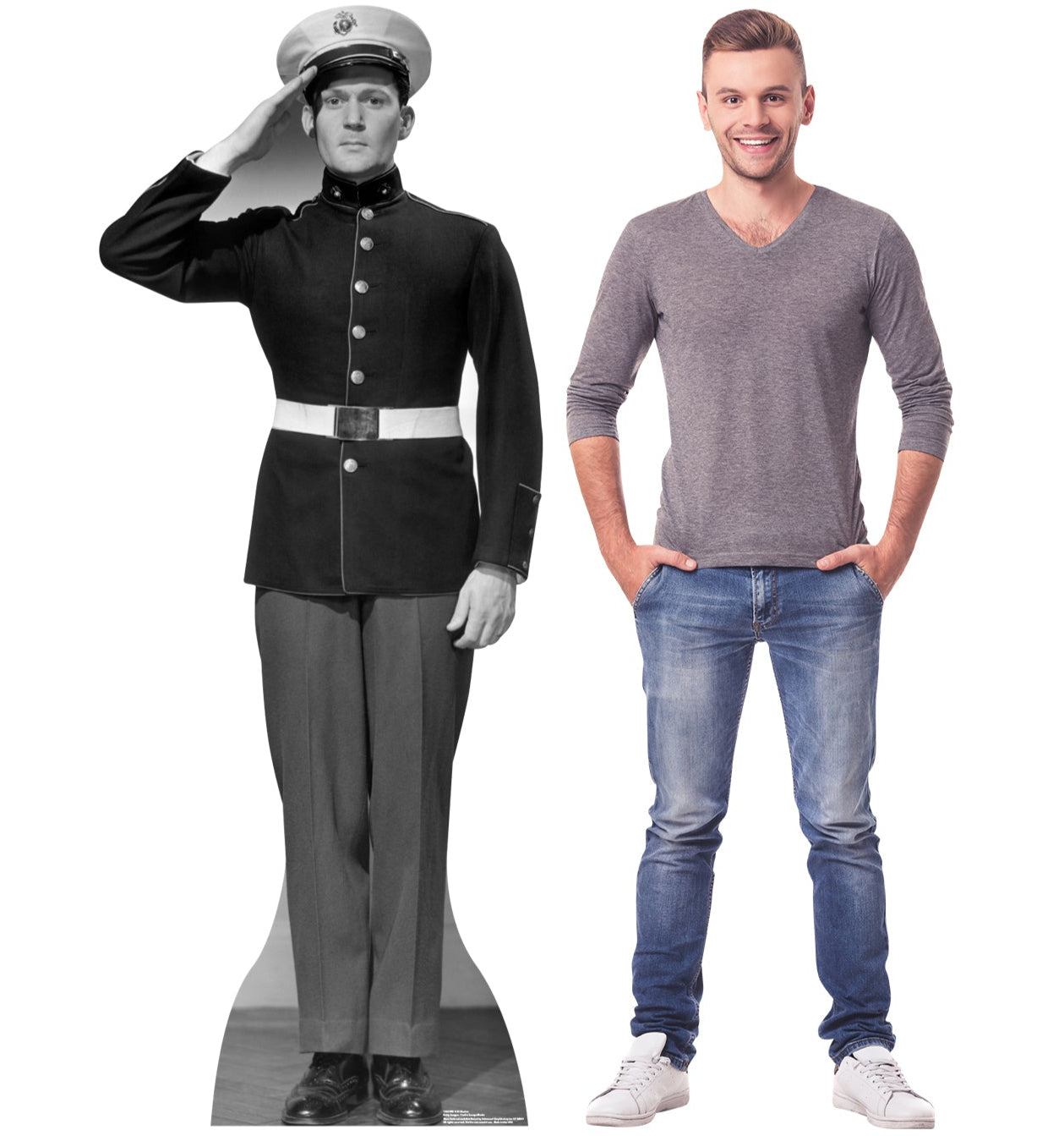 Life-size WWII US Marine Cardboard Standup - All Cutouts
