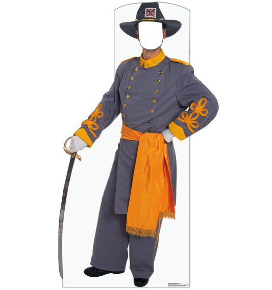 Life-size Confederate Civil War Soldier Stand-in Cardboard Standup - All Cutouts