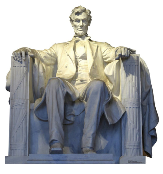 Life-size Lincoln Memorial Cardboard Cutout