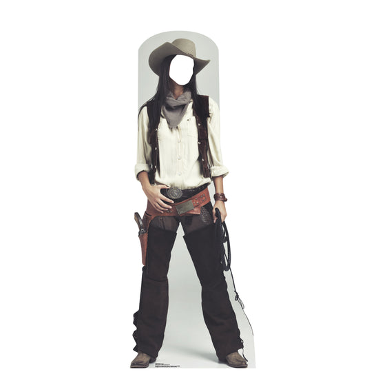 Life-size Wild West Cowgirl Stand-in Cardboard Cutout