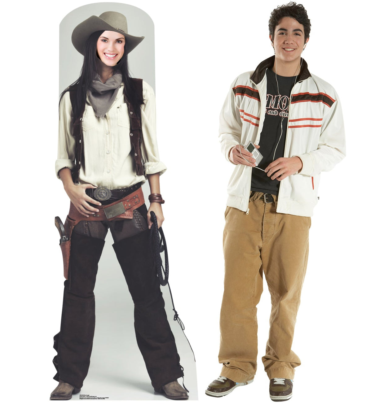 Life-size Wild West Cowgirl Stand-in Cardboard Cutout - All Cutouts