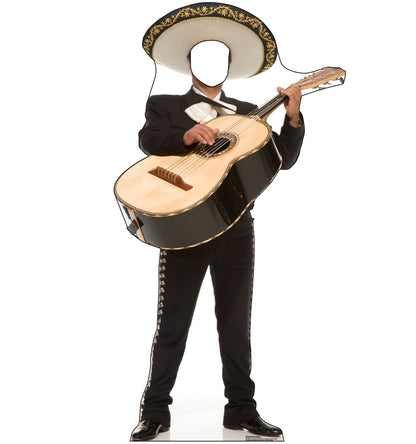 Life-size Mariachi Guitar Stand-in Cardboard Cutout - All Cutouts
