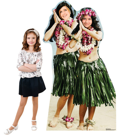 Life-size Hawaiian Leis Dancers Cardboard Cutouts - All Cutouts