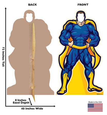 Life-size Super Hero Stand-in Cardboard Cutout - All Cutouts