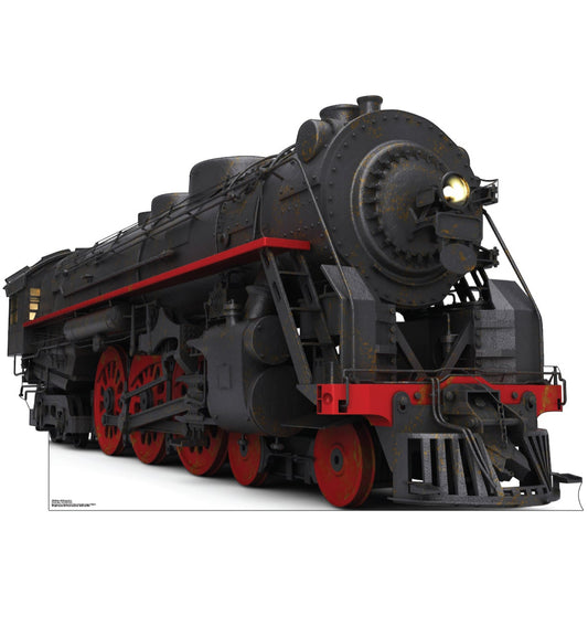 Black and Red Steam Train Cardboard Cutout - All Cutouts