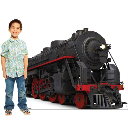 Black and Red Steam Train Cardboard Cutout - All Cutouts