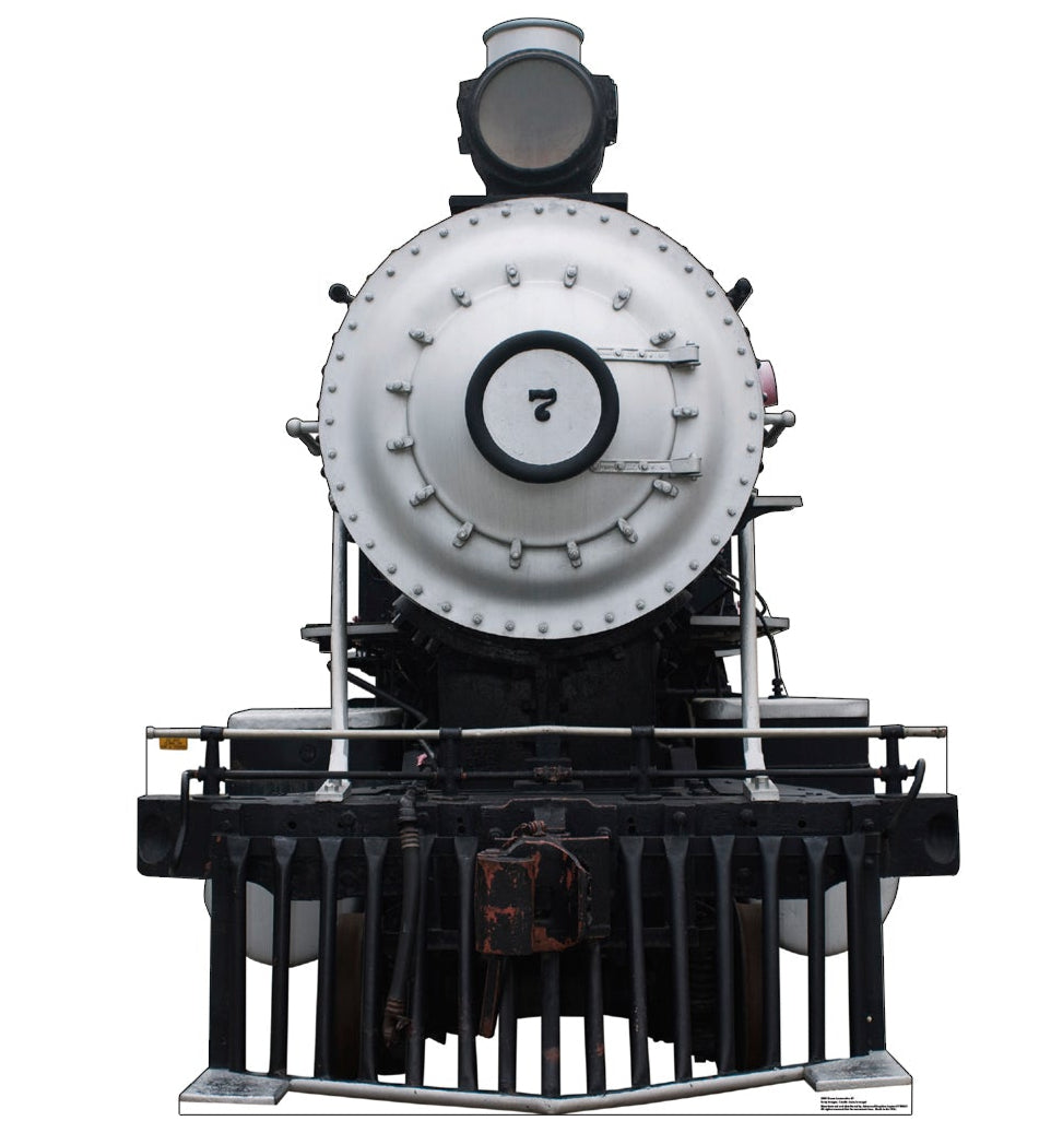 Life-size Steam Locomotive #7 Cardboard Standup | All Cutouts