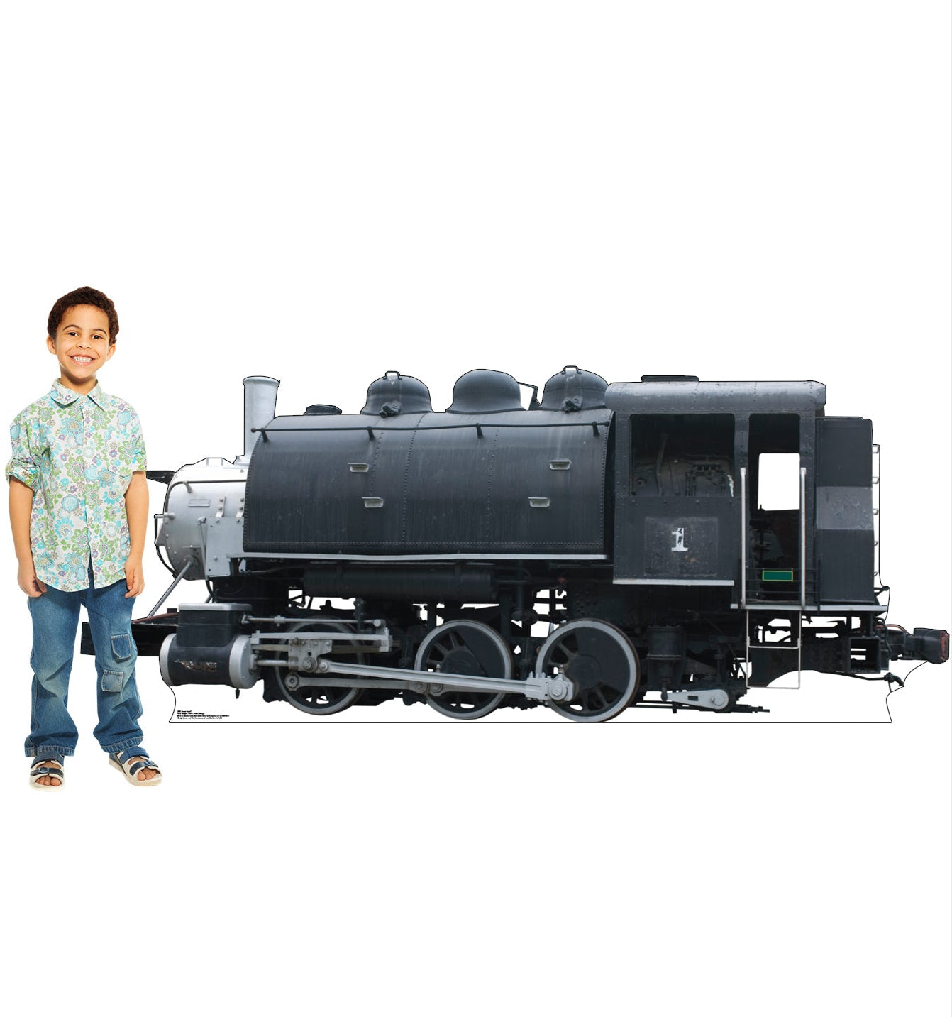 Life-size Steam Train #1 Cardboard Standup - All Cutouts