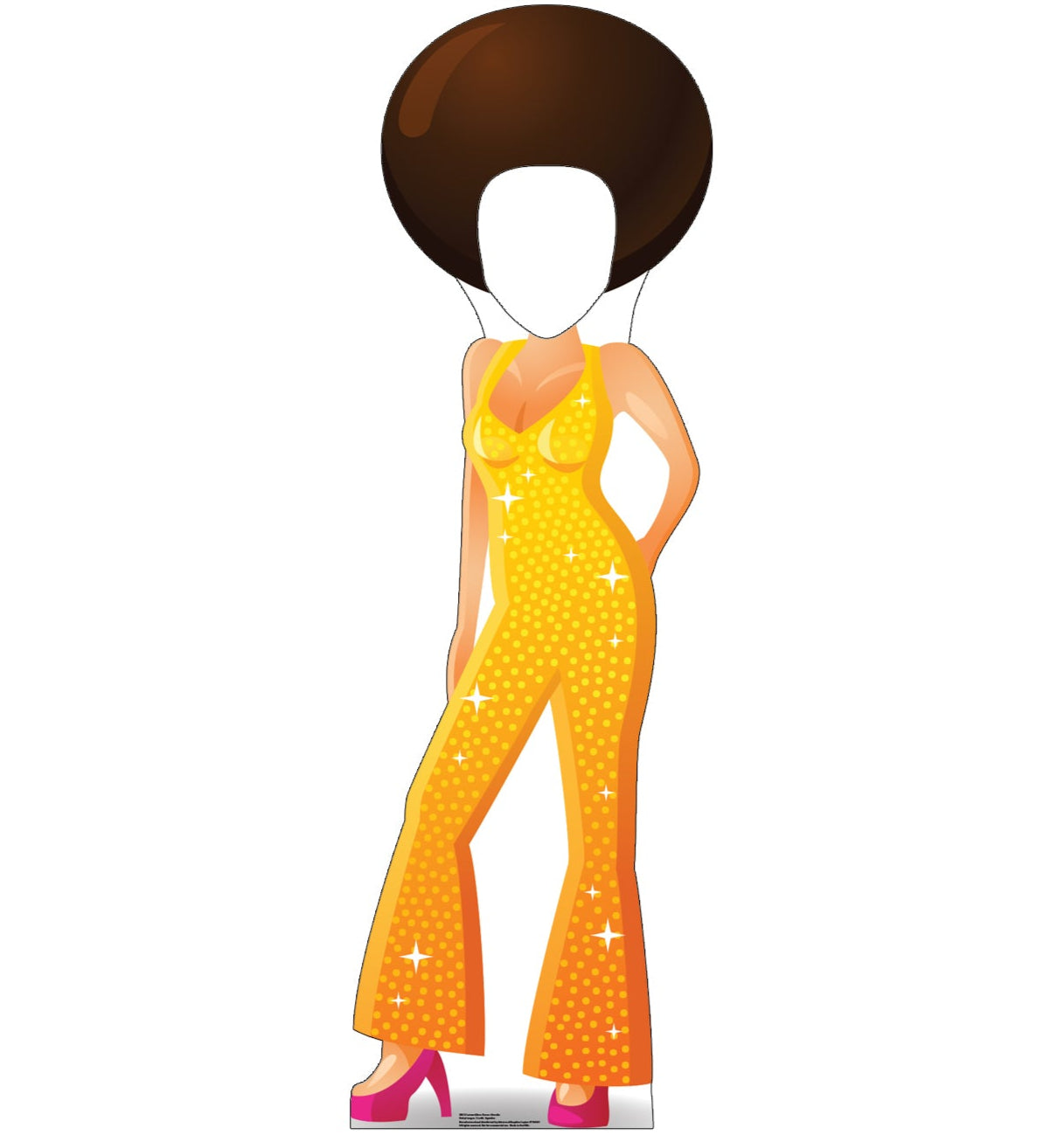 Life-size Cartoon Disco Dancer Stand-in Cardboard Standup - All Cutouts