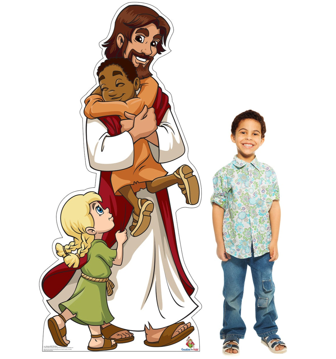 Life-size Jesus with Children Cardboard Cutout - All Cutouts
