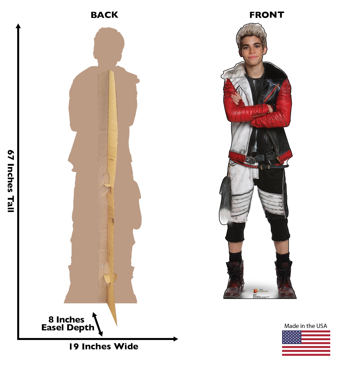 Life-size Carlos Disney Descendants Cardboard Cutout - All Cutouts