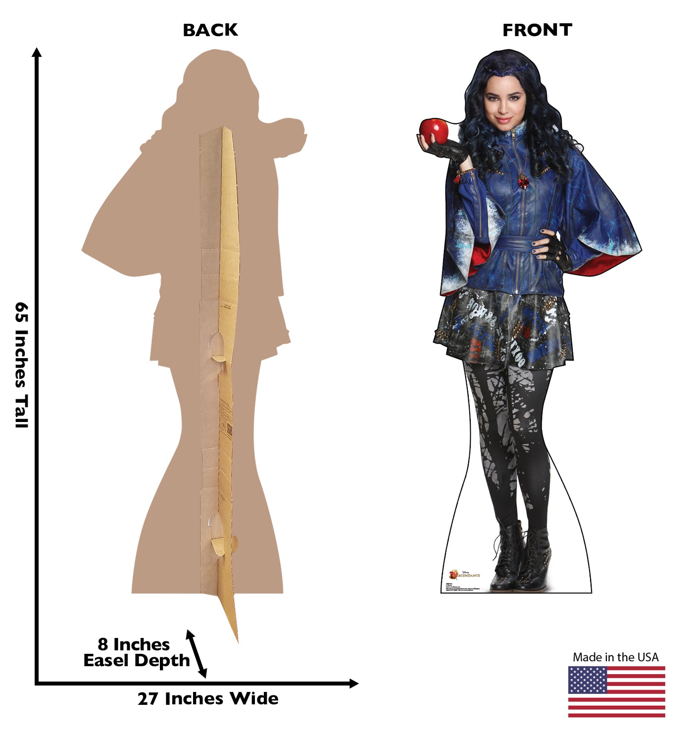Life-size Evie Disney Descendants Cardboard Cutout - All Cutouts