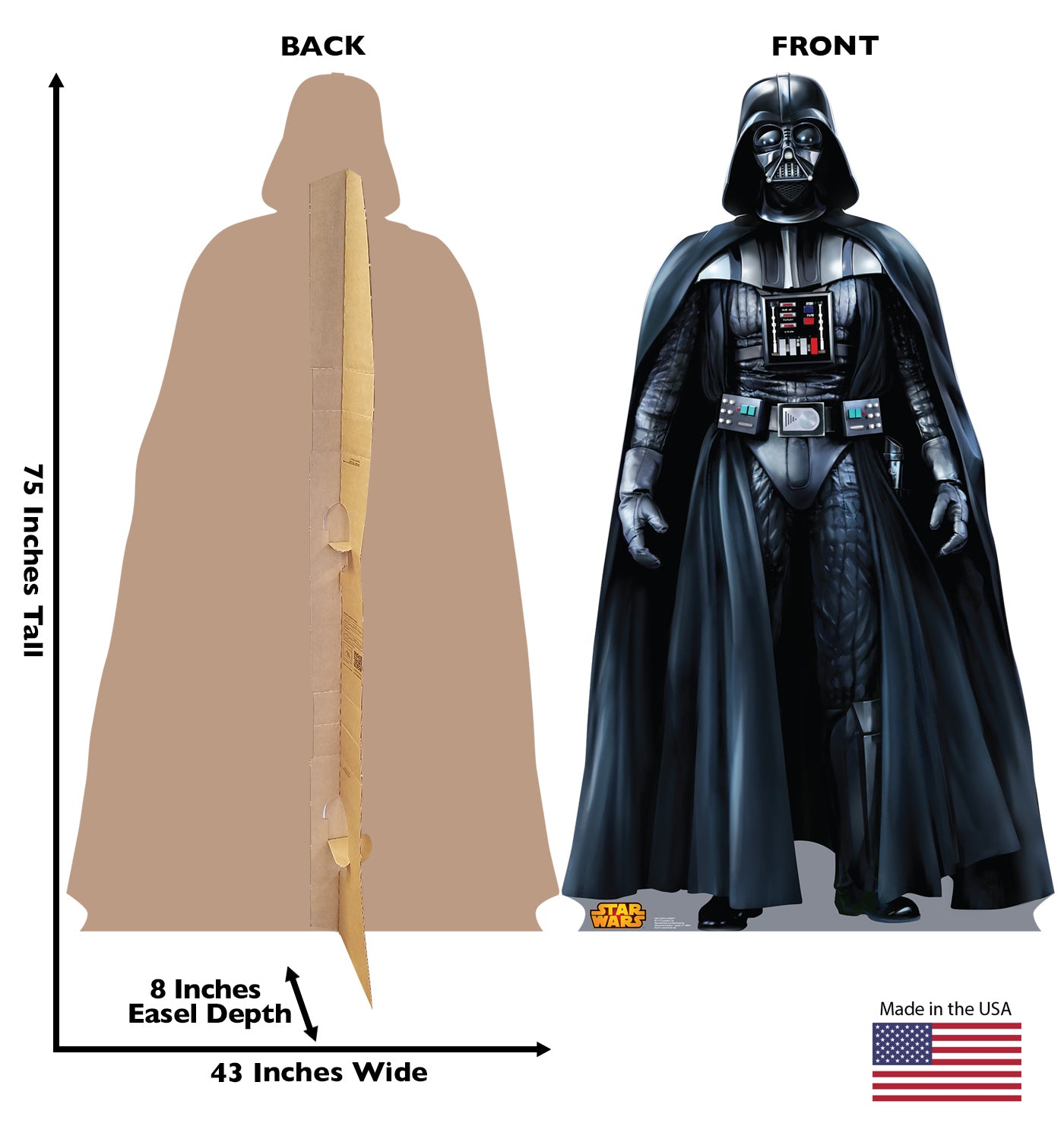 Life-size Darth Vader Star Wars Cardboard Cutout - All Cutouts