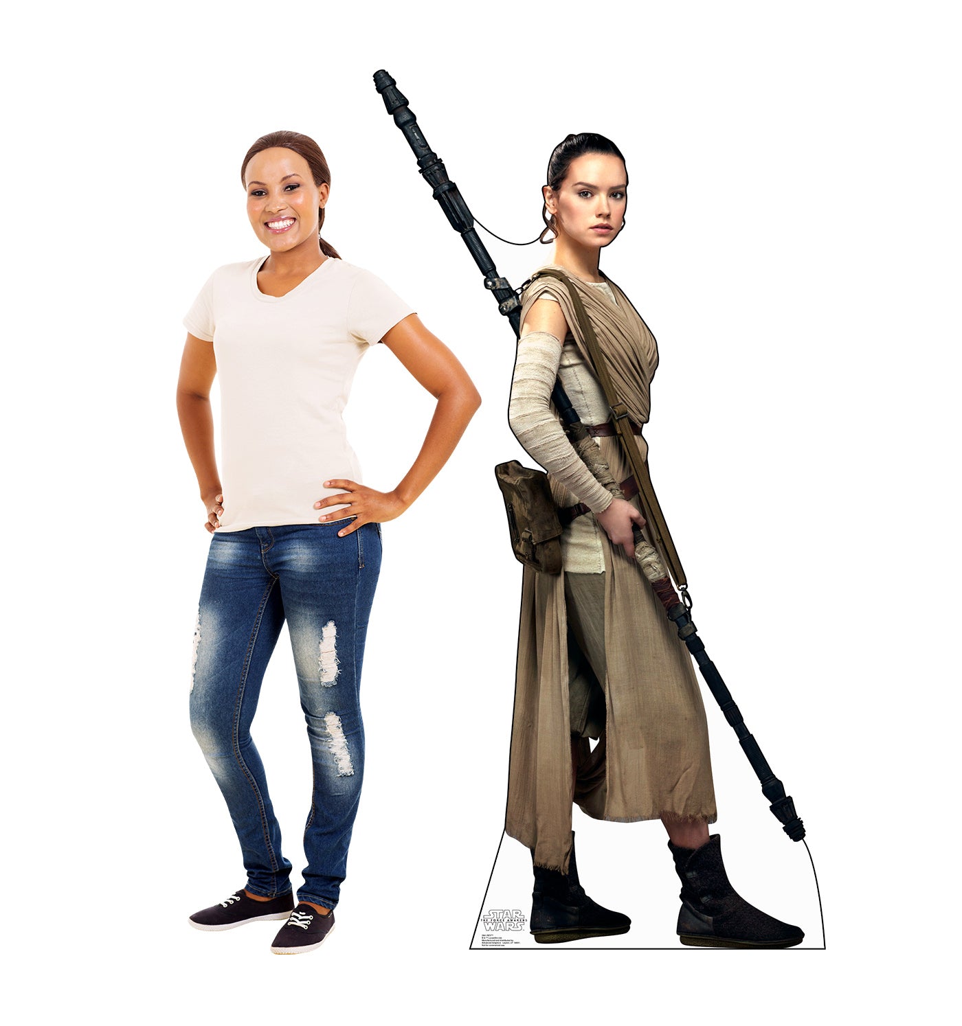 Life-size Rey Star Wars The Force Awakens Cardboard Cutout - All Cutouts