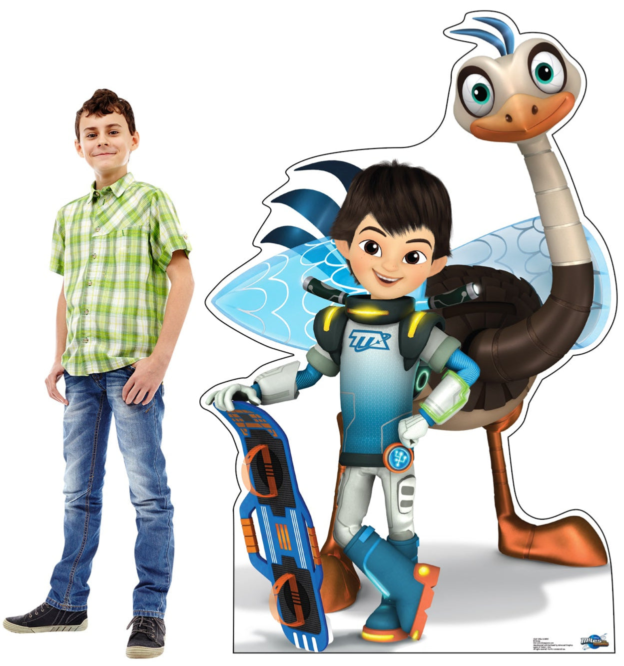 Life-size Miles and MERC Cardboard Standup - All Cutouts