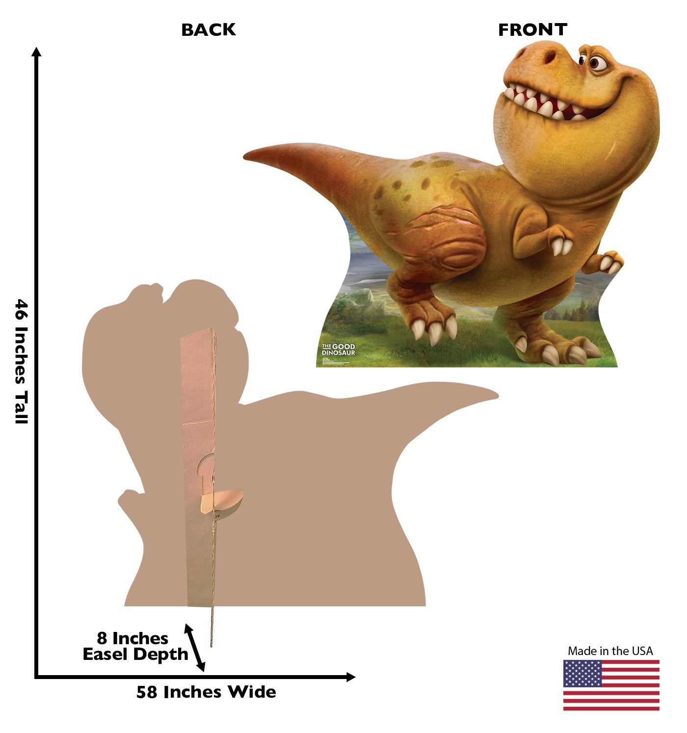 Life-size Nash The Good Dinosaur Cardboard Cutout - All Cutouts