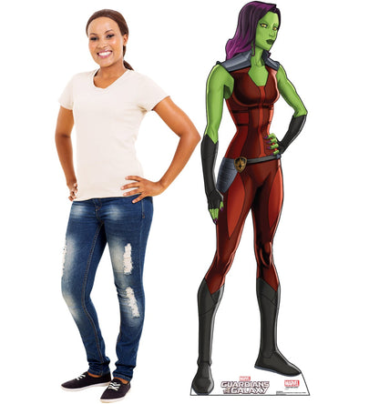 Life-size Gamora Guardians of the Galaxy Cardboard Cutout - All Cutouts