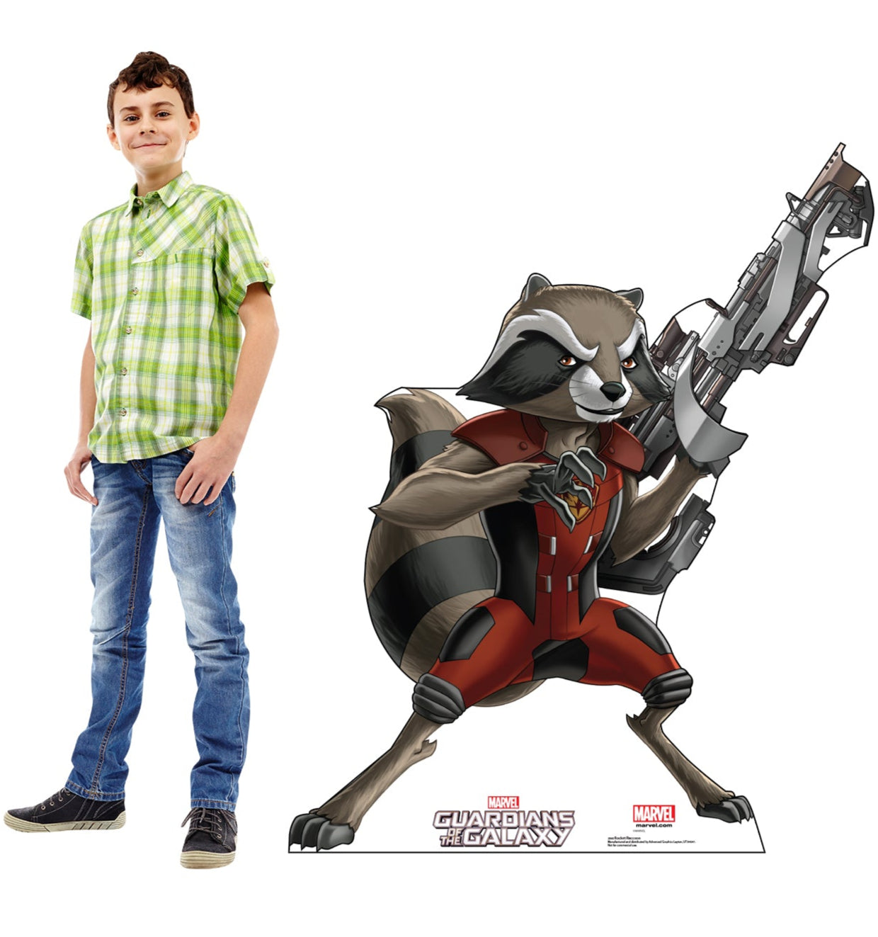 Life-size Rocket Raccoon Guardians of the Galaxy Cardboard Cutout - All Cutouts