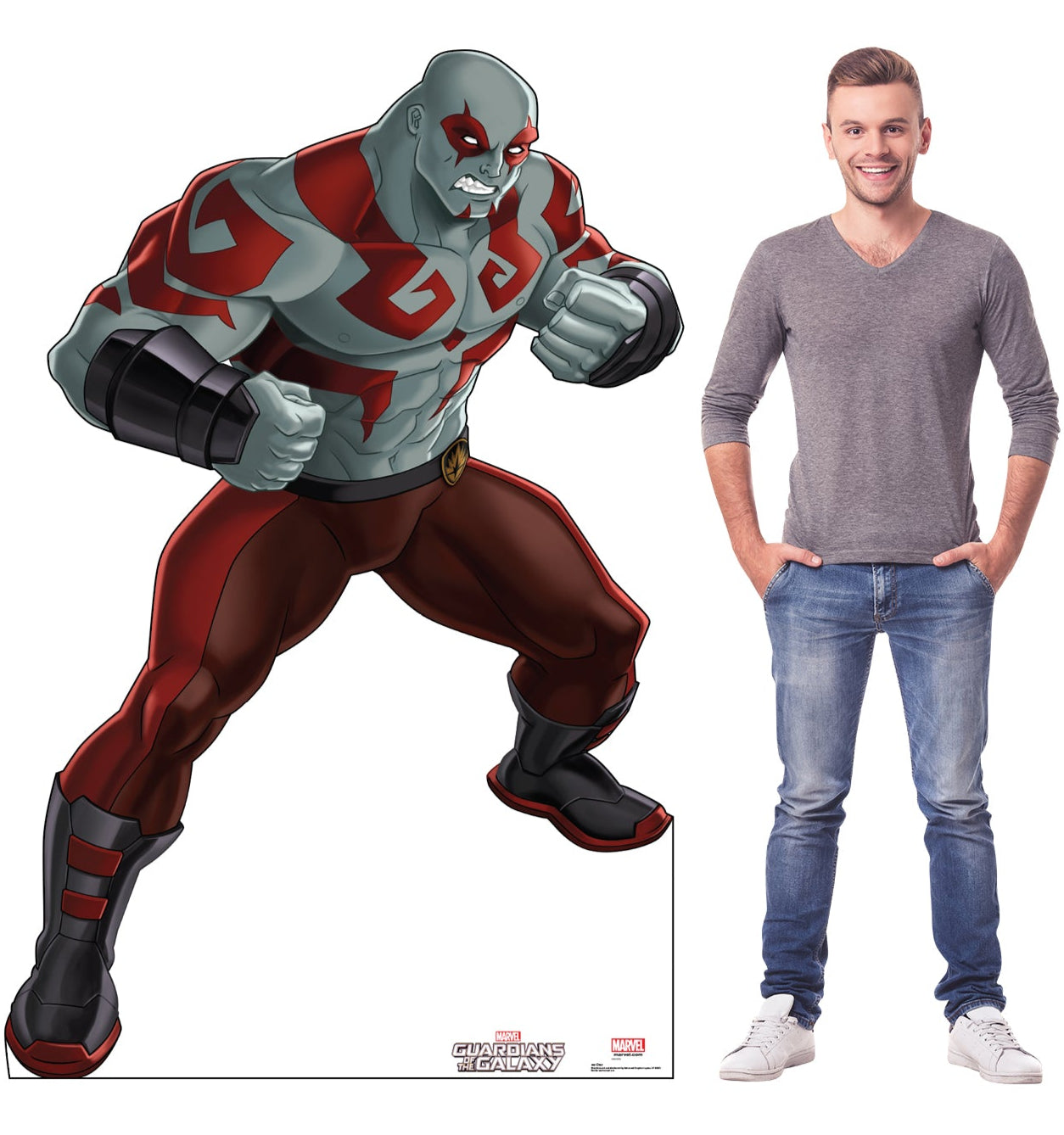 Life-size Drax Guardians of the Galaxy Cardboard Cutout - All Cutouts