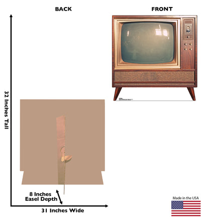 Life-size Vintage TV Cardboard Cutout - All Cutouts