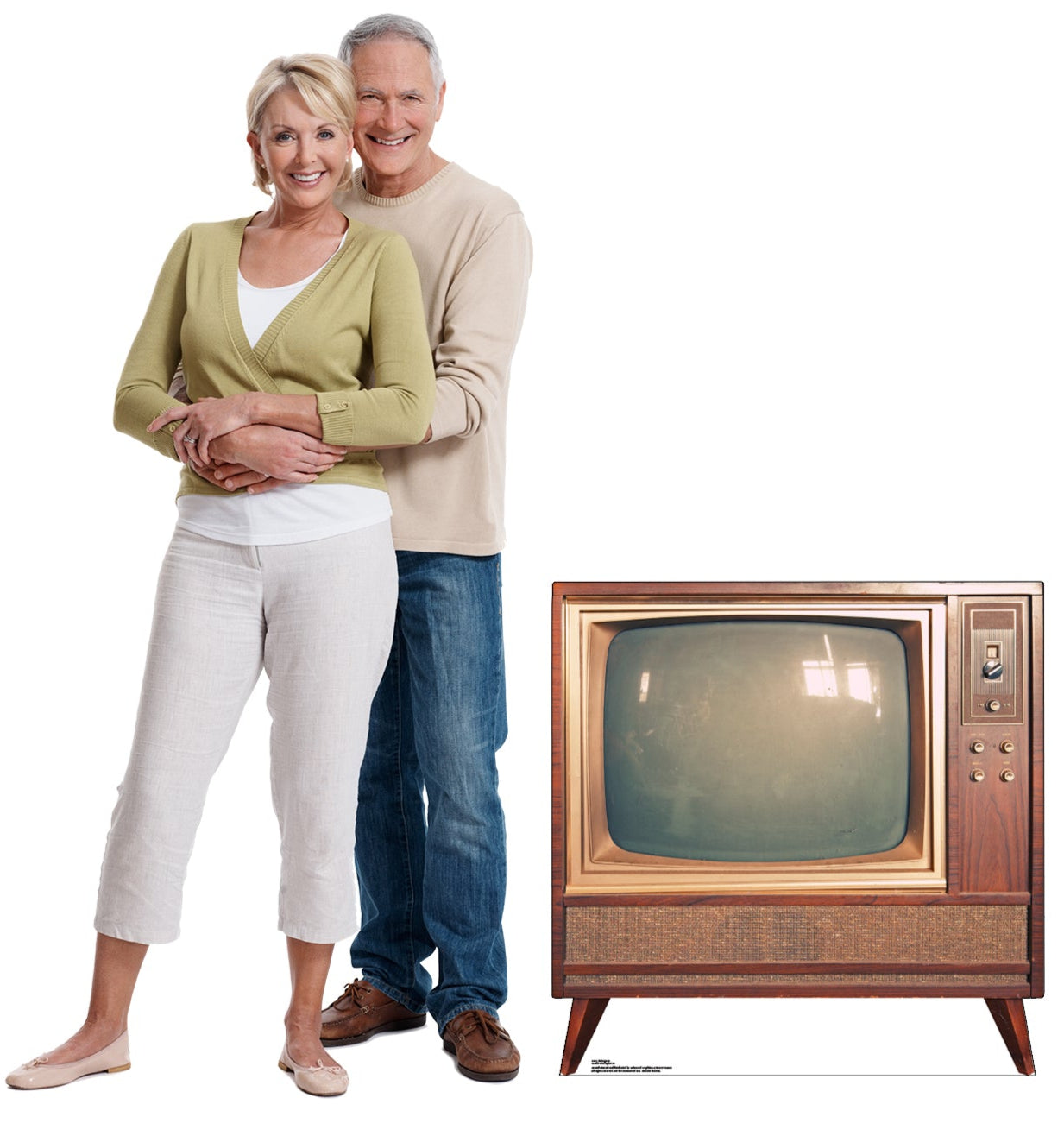 Life-size Vintage TV Cardboard Cutout - All Cutouts