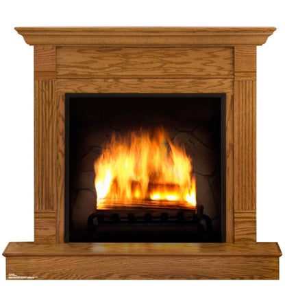 Life-size Fireplace Cardboard Standup - All Cutouts
