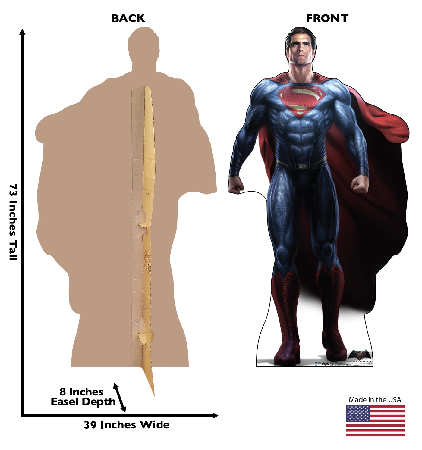 Life-size Superman Batman v Superman Cardboard Cutout - All Cutouts
