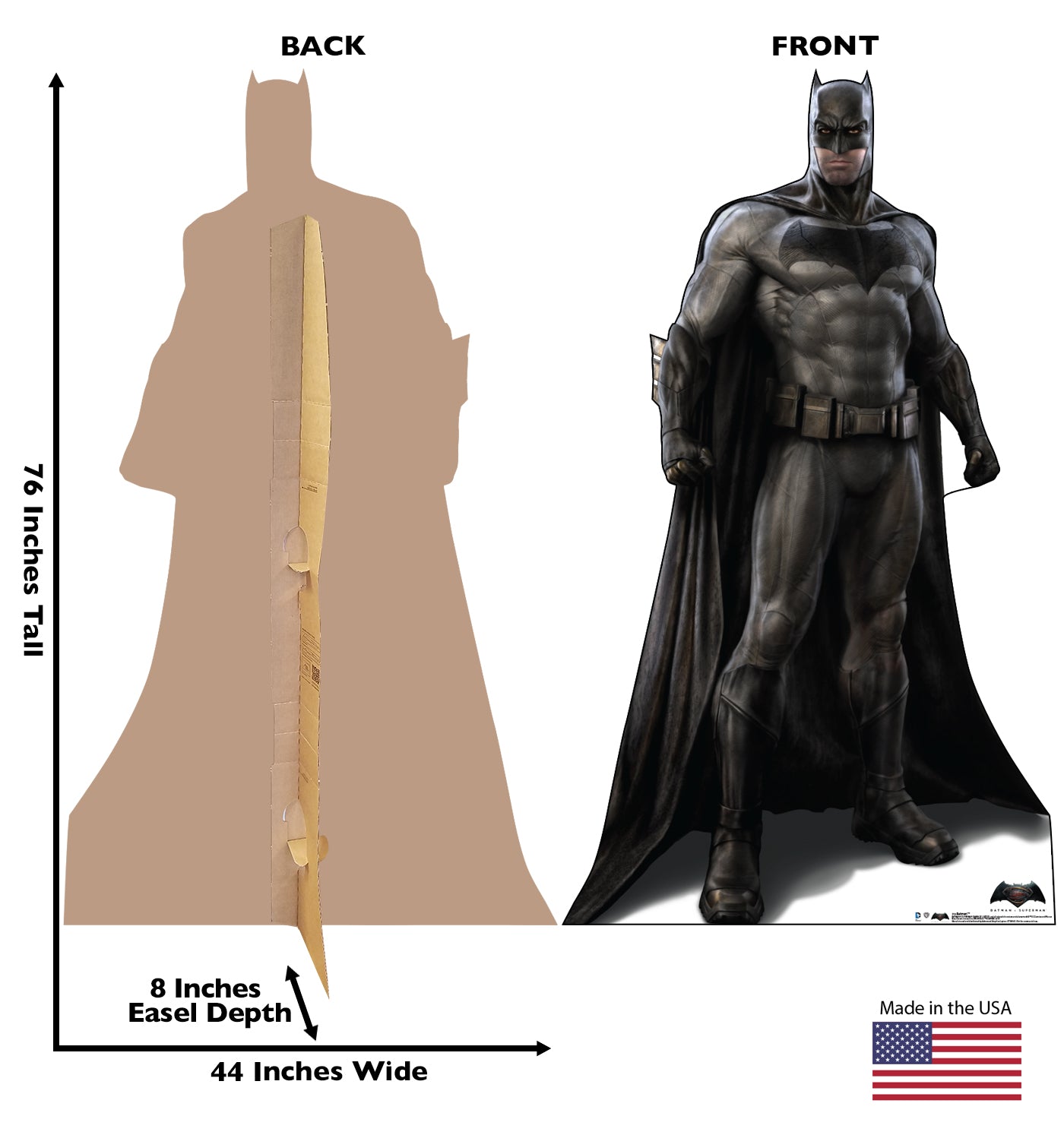 Life-size Batman Batman v Superman Cardboard Cutout - All Cutouts