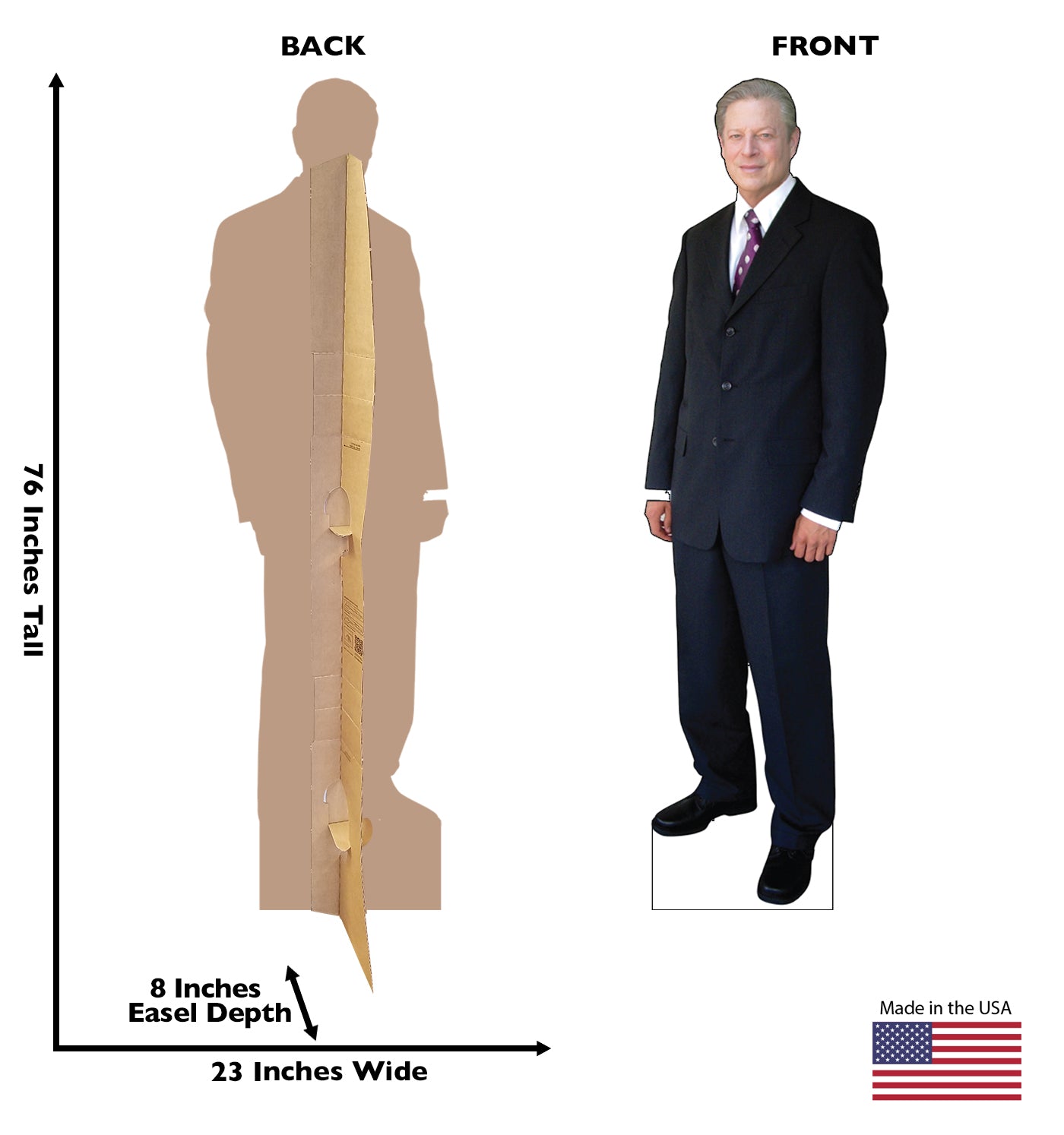 Life-size Vice President Al Gore Cardboard Standup | Cardboard Cutout - All Cutouts