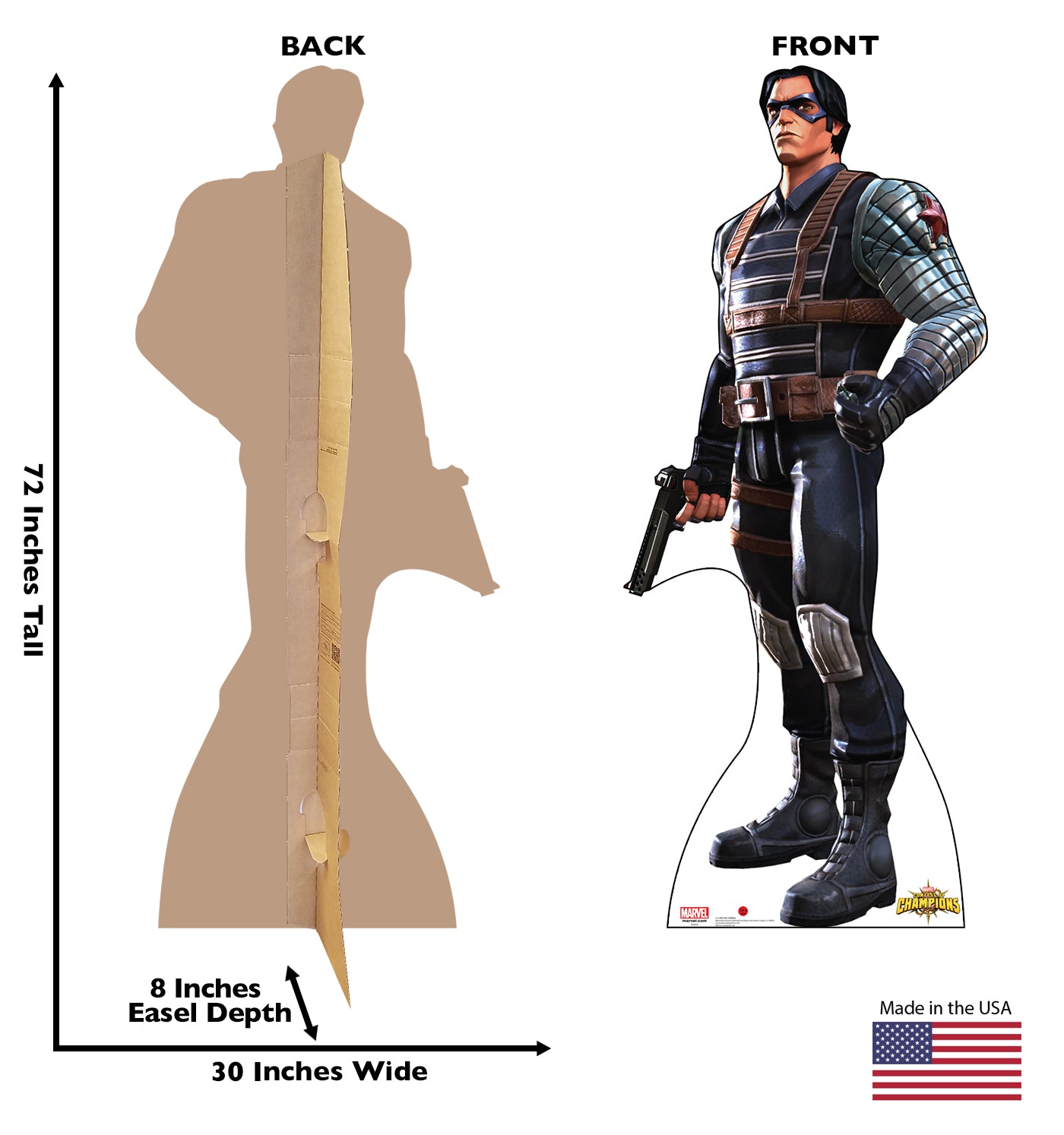 Life-size Winter Soldier Cardboard Standup - All Cutouts