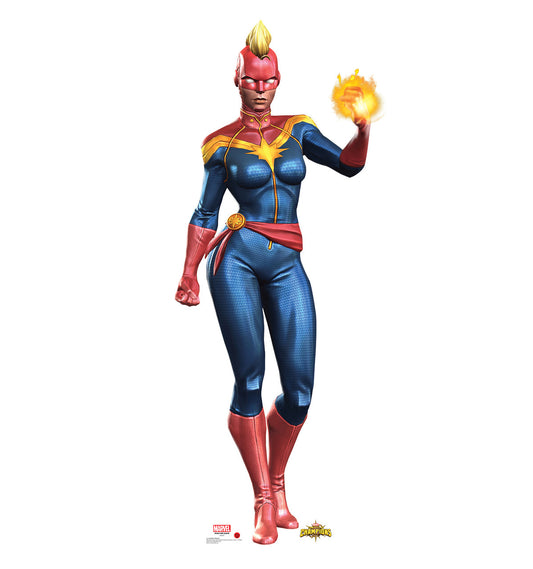 Life-size Captain Marvel Cardboard Standup