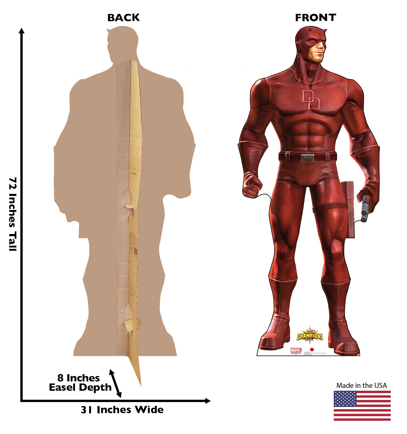 Life-size Daredevil Cardboard Standup - All Cutouts