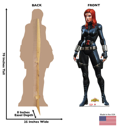 Life-size Black Widow Cardboard Standup - All Cutouts