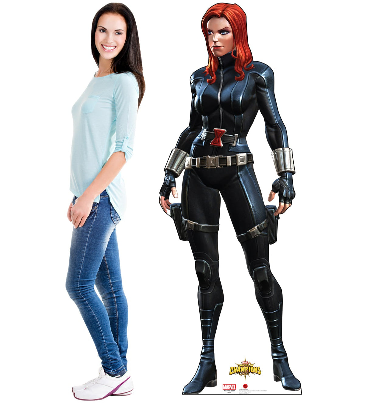 Life-size Black Widow Cardboard Standup - All Cutouts