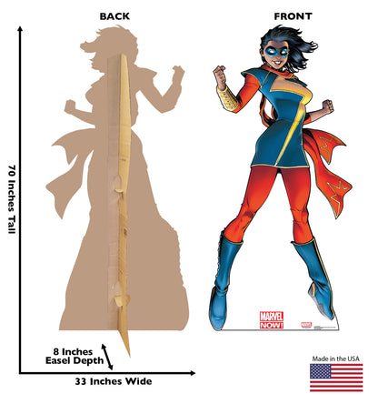 Life-size Ms. Marvel Cardboard Standup - All Cutouts