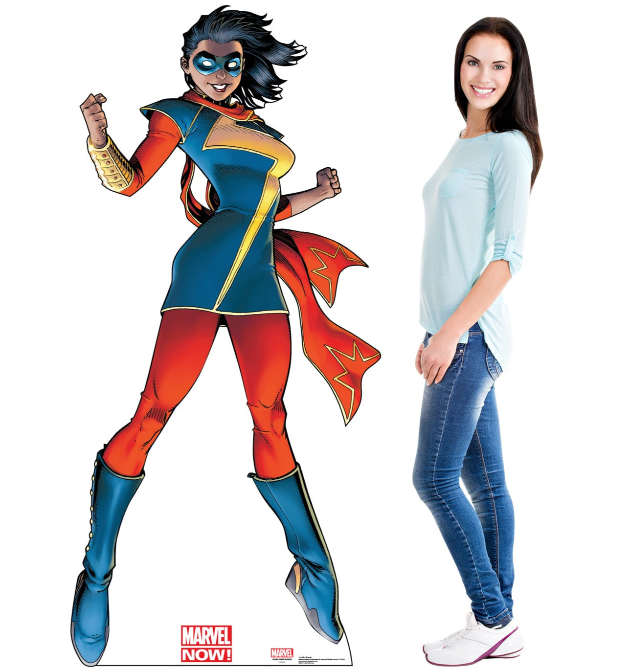 Life-size Ms. Marvel Cardboard Standup - All Cutouts