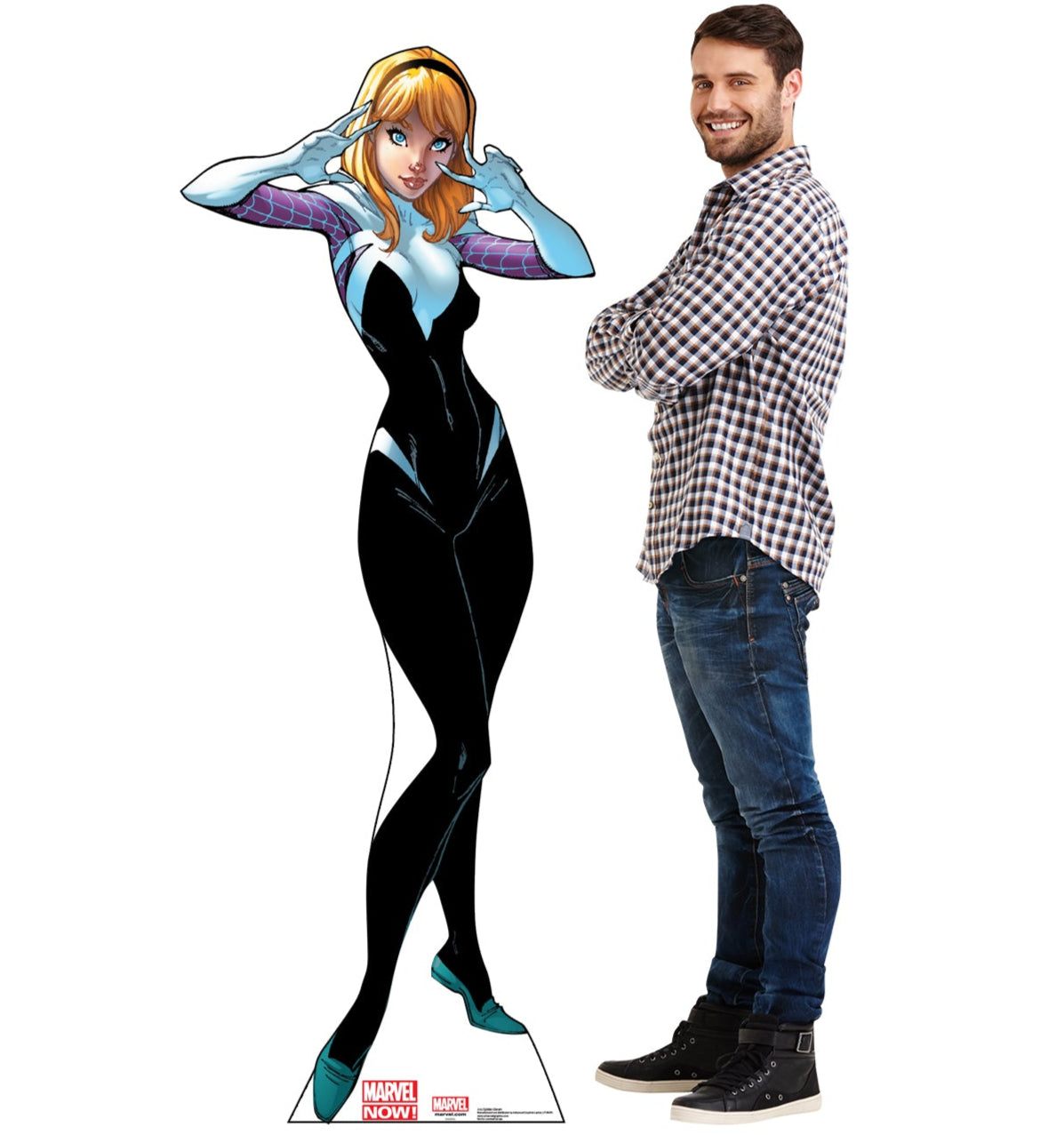 Life-size Spider-Gwen Cardboard Standup - All Cutouts