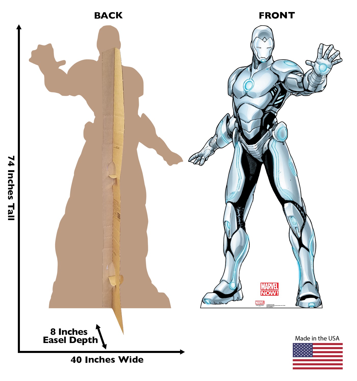 Life-size Superior Iron Man Cardboard Cutout - All Cutouts