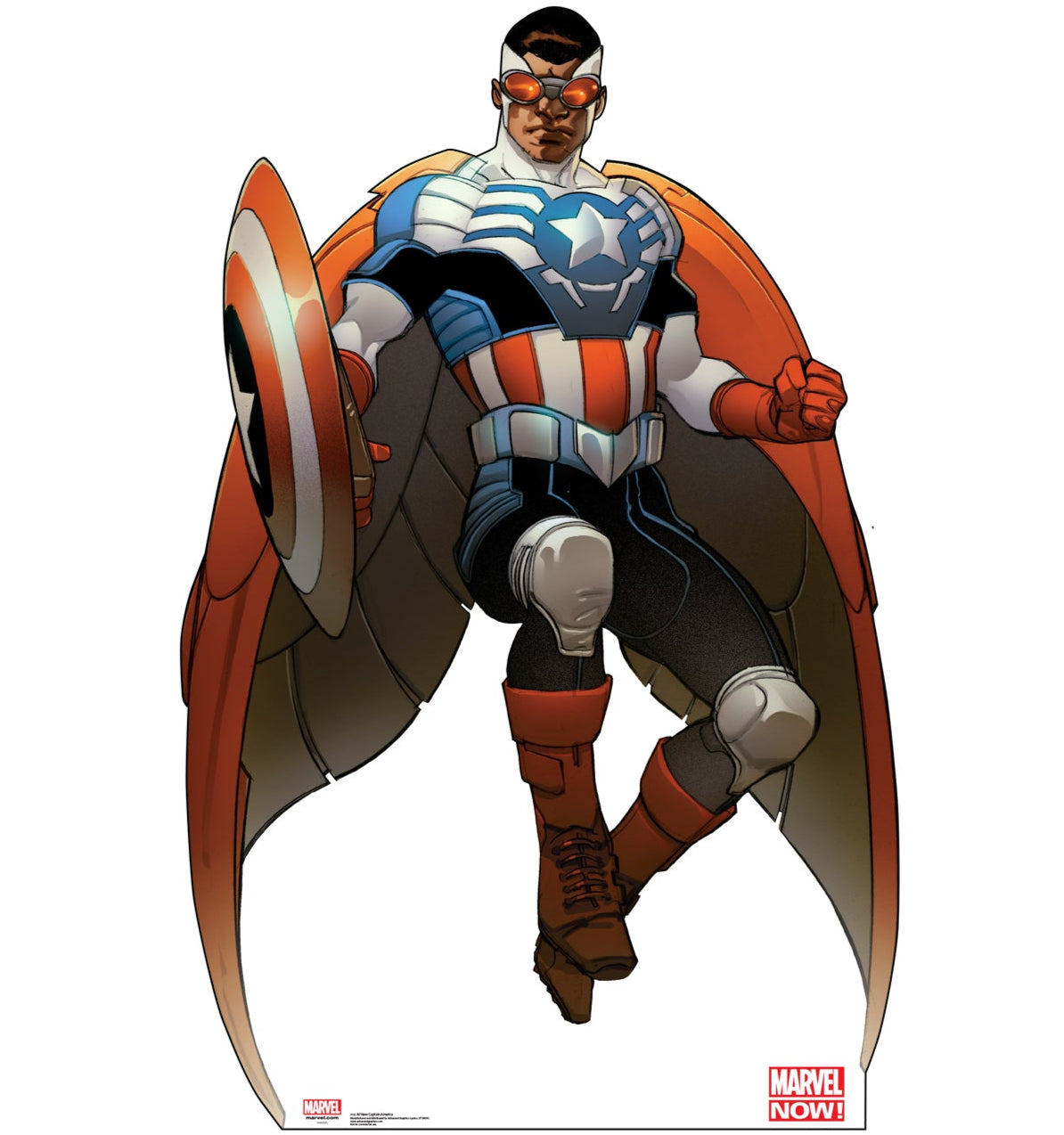 Life-size Captain America Marvel Now Cardboard Standup - All Cutouts