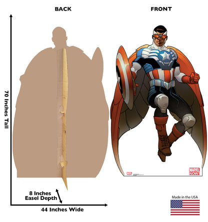 Life-size Captain America Marvel Now Cardboard Standup - All Cutouts