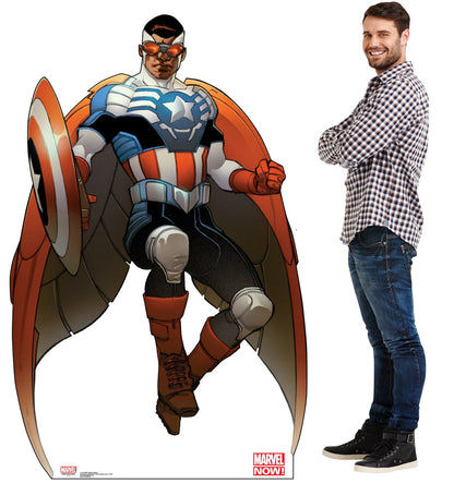 Life-size Captain America Marvel Now Cardboard Standup - All Cutouts