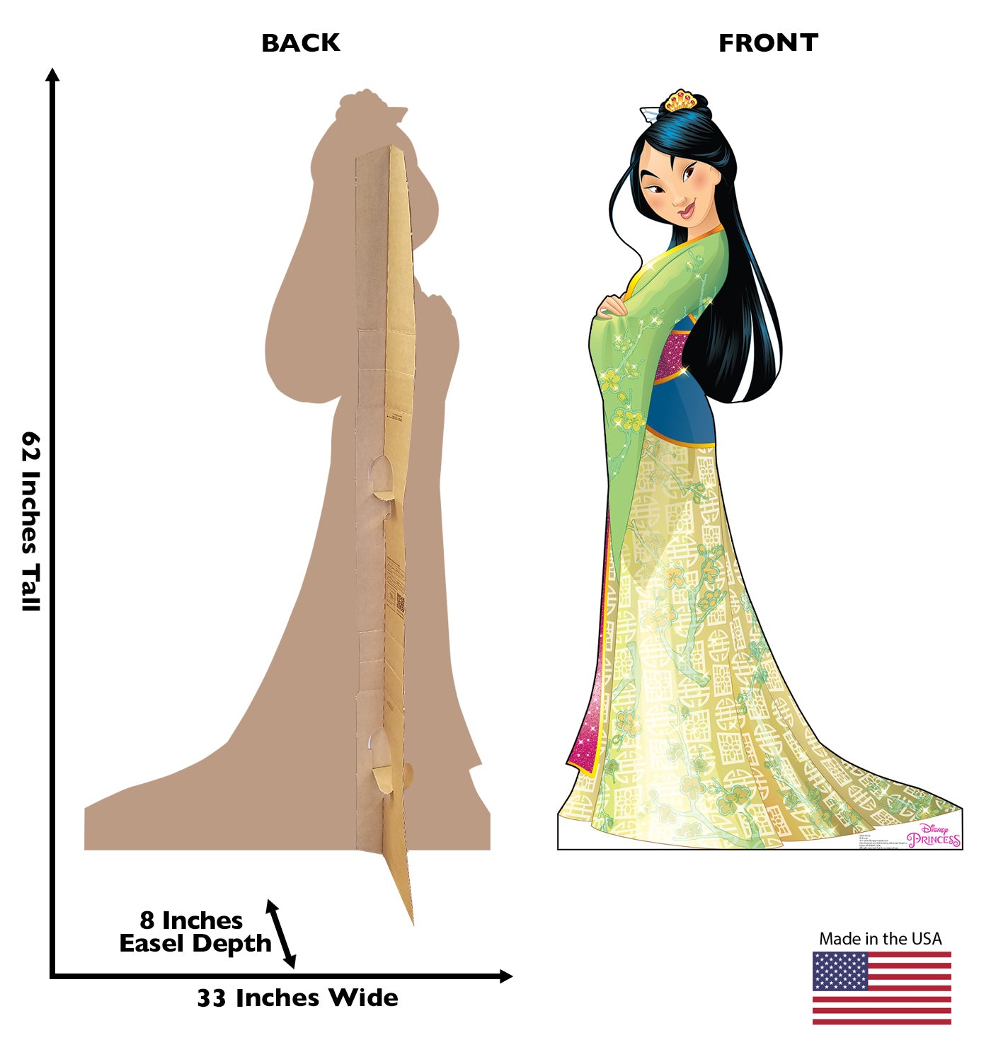 Life-size Mulan Friendship Adventures Cardboard Cutout - All Cutouts