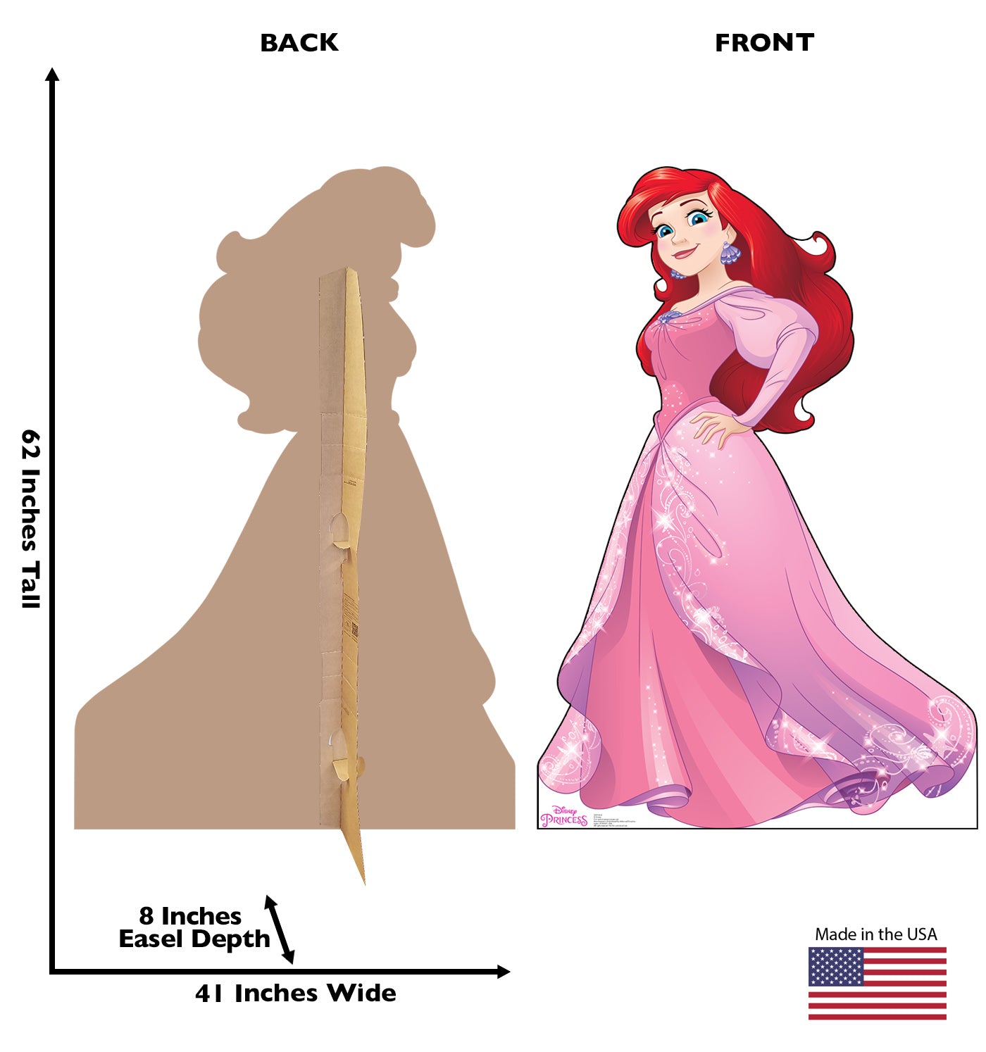 Life-size Ariel Friendship Adventures Cardboard Cutout - All Cutouts