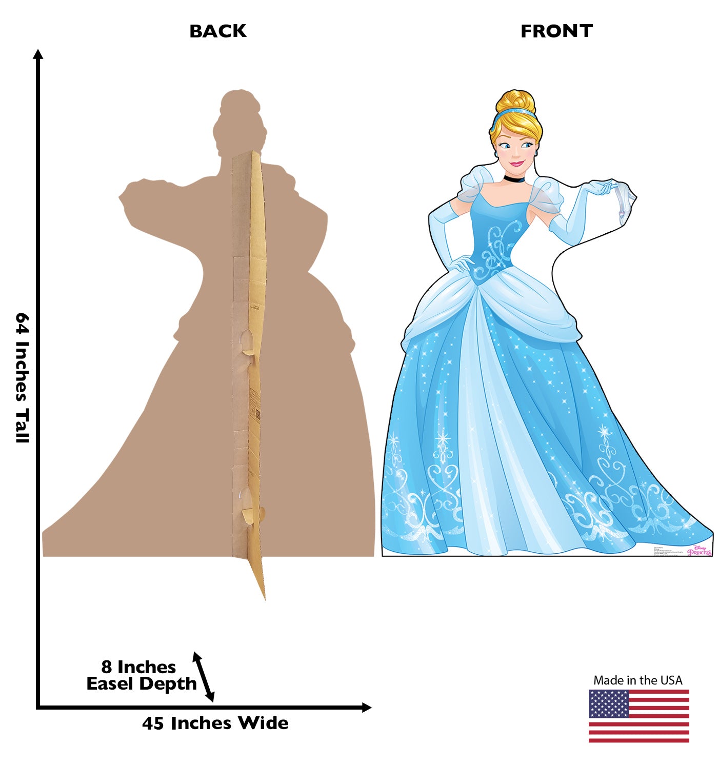 Life-size Cinderella Friendship Adventures Cardboard Cutout - All Cutouts