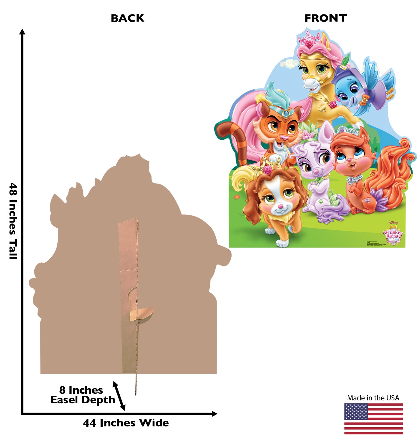 Life-size Whisker Haven Friends Cardboard Cutout - All Cutouts