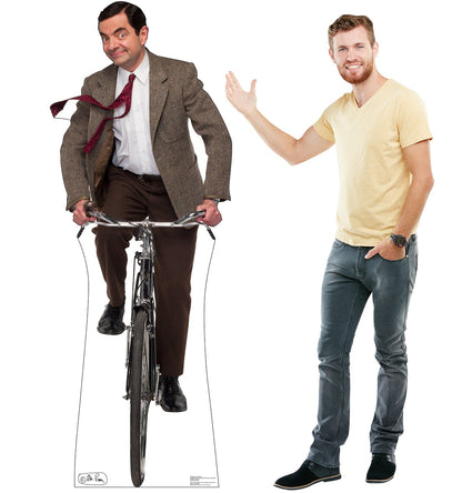 Life-size Mr. Bean Bike Ride Cardboard Cutout - All Cutouts
