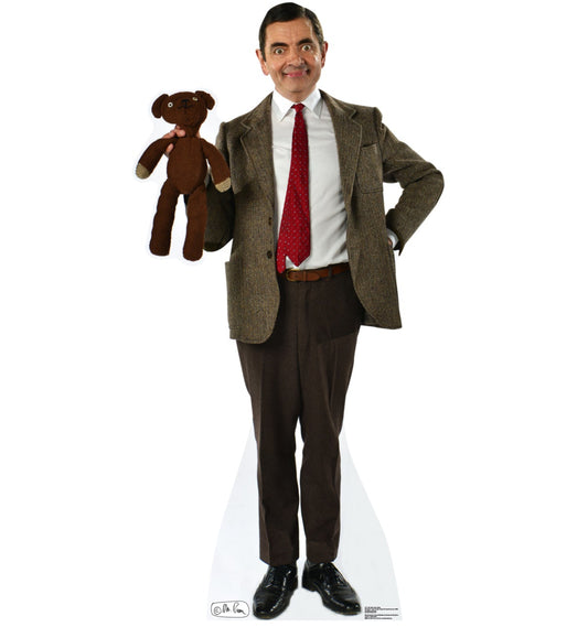 Life-size Mr. Bean and Teddy Cardboard Cutout - All Cutouts