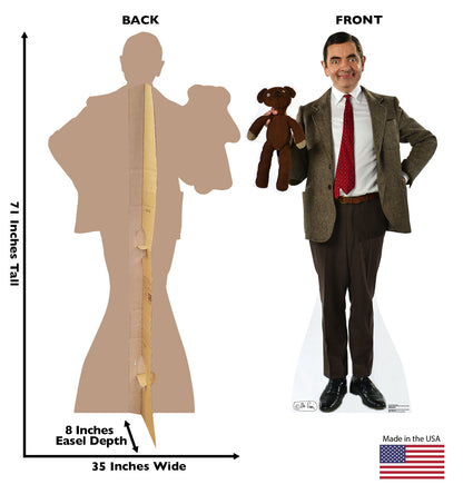 Life-size Mr. Bean and Teddy Cardboard Cutout - All Cutouts